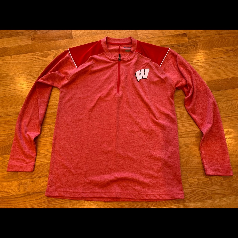 Wisconsin Badgers Champion Large Half Zip